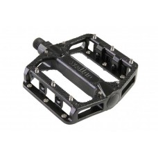 Педали Wellgo B155DU, алюминий, 112x100, полимерные (DU), черный