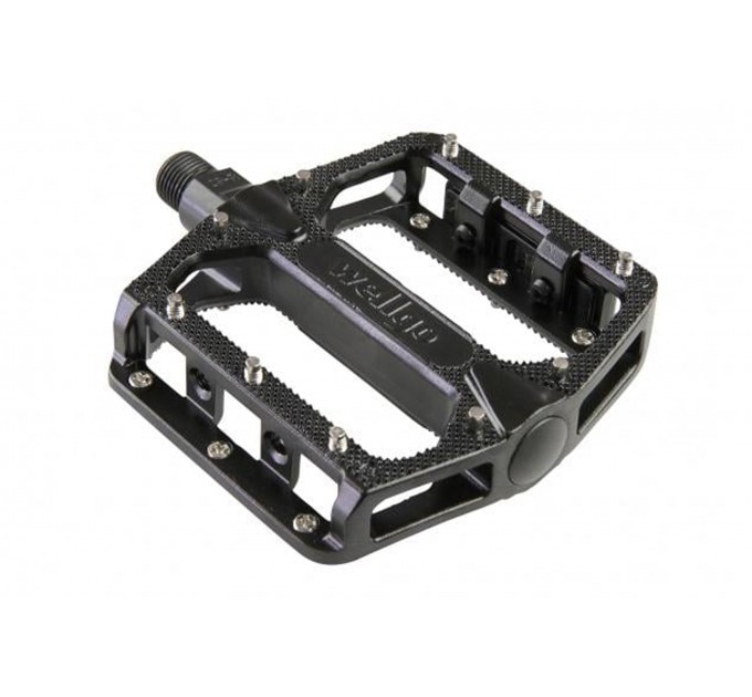 Педалі Wellgo B155DU, алюміній, 112x100, полімерні (DU), чорний