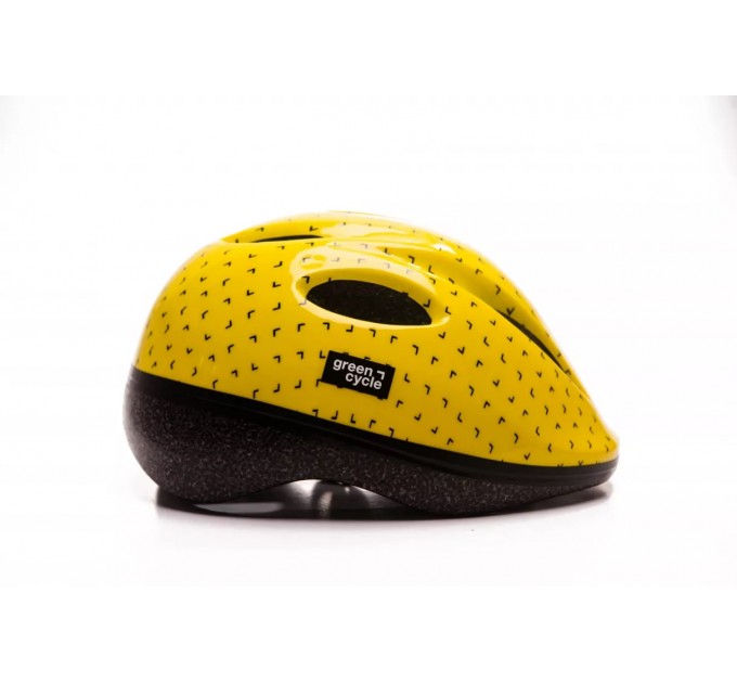 Шолом дитячий Green Cycle FLASH жовто-чорний лак