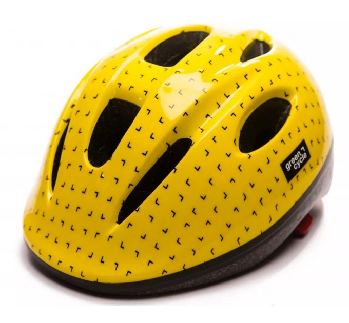 Шолом дитячий Green Cycle FLASH жовто-чорний лак Шолом дитячий Green Cycle FLASH жовто-чорний лак
