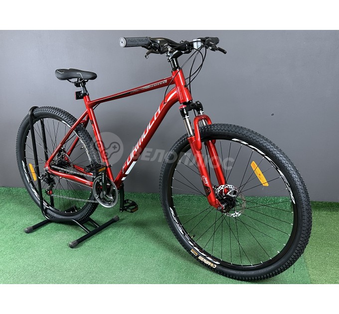 Велосипед AL 29" Formula MOTION DD FR 2025 червоно-сріблястий