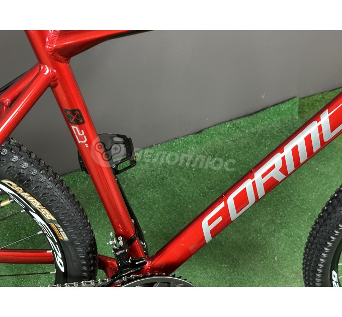 Велосипед AL 29" Formula MOTION DD FR 2025 червоно-сріблястий