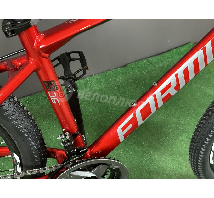 Велосипед AL 27,5" Formula MOTION DD FR 2025 красно-серебристый