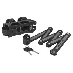 Замок сегментний KLS Fold 30 під ключ 3,5х750 мм сірий