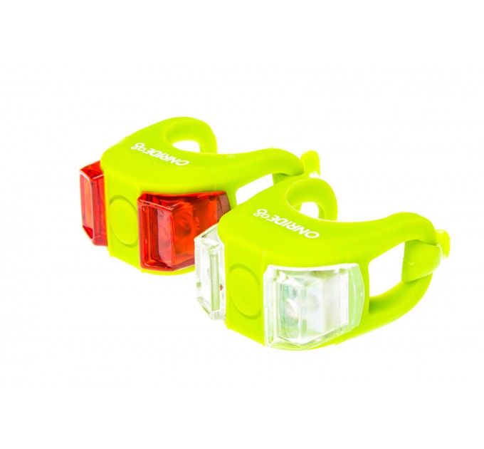 Комплект світла ONRIDE силіконовий Dual зелений