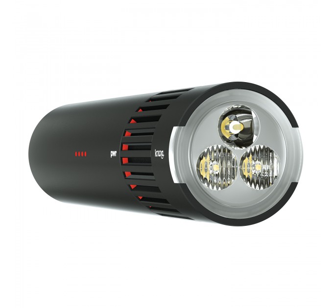 Велосипедна фара Knog PWR Trail (1100 lm) POWERBANK, чорна