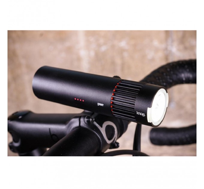 Велосипедна фара Knog PWR Trail (1100 lm) POWERBANK, чорна