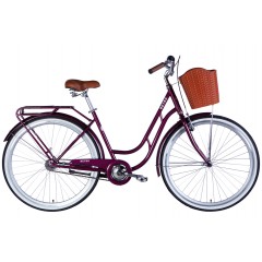 Велосипед ST 28" Dorozhnik RETRO Velosteel 2026 малиновий