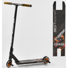 Біговел трюковий Best Scooter CRASH чорно-помаранчевий