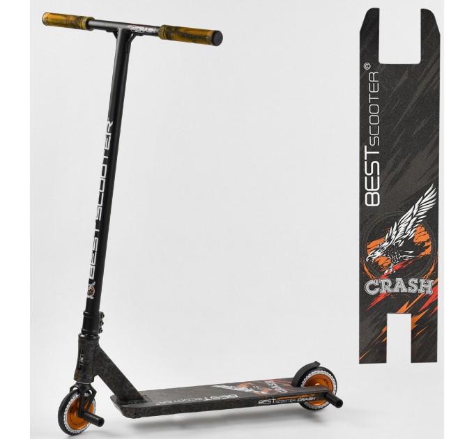 Біговел трюковий Best Scooter CRASH чорно-помаранчевий