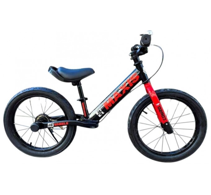 Велобіг ST 16" Corso MAXIS чорно-червоний