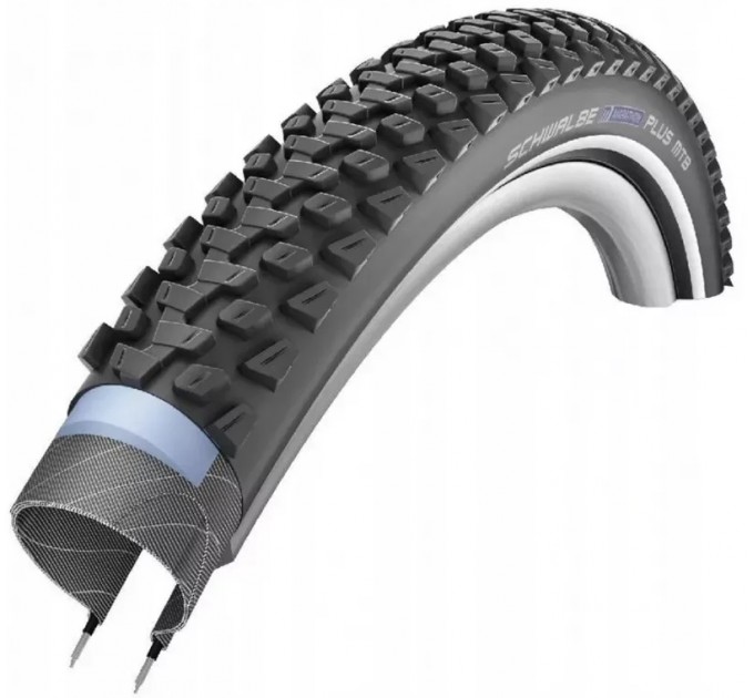 Покришка Schwalbe 26"x2.25 (57-559) MARATHON PLUS MTB S-Guard B / B + RT HS468 DC, 67EPI 36B