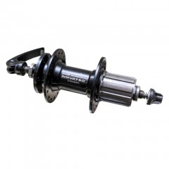 Втулка задня Novatec D472TSBT 36Н, 8/9 шв. касета, диск 6 болт., на пром.підшипн. чорна