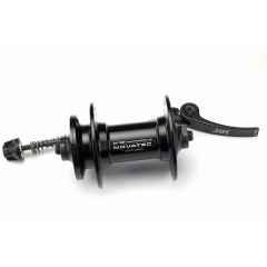 Втулка передня Novatec D471SBT-36Н диск, 6 болт., на пром. підшипн., ексцентрик чорна