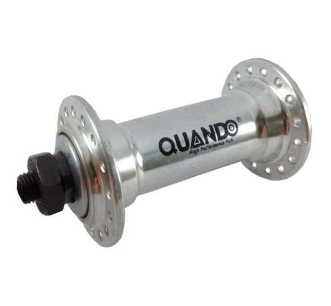 Втулка передня Quando KT-A15F-32H алюміній, V-Brake, ексцентрик, чорна