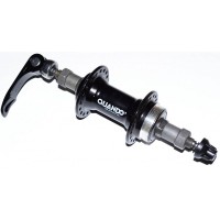 Втулка задняя Quando KT-A12R 32H 6/7 ск., алюминий, эксцентрик., V-Brake, резьбовая, черная