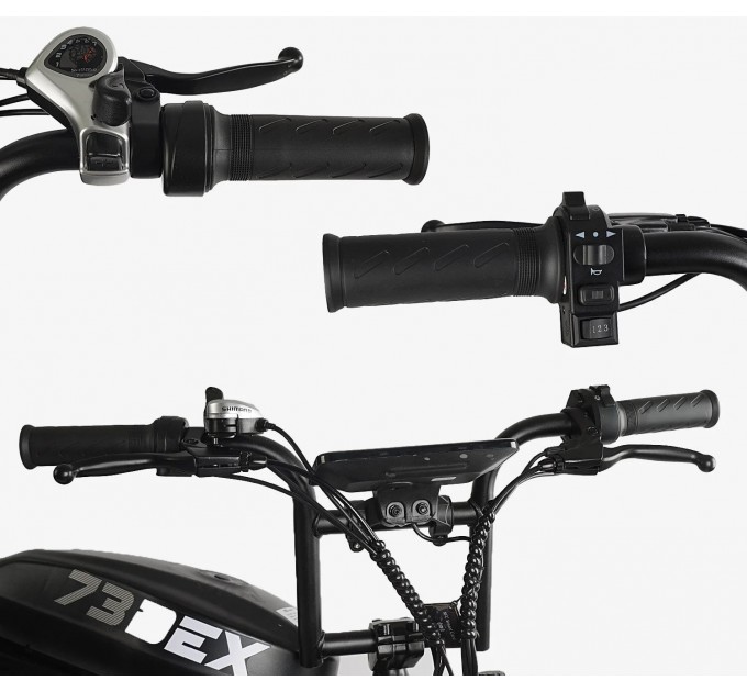 Велосипед ST 20"+ Corso DEX-73 48V 18AH 500W 2025 чорний