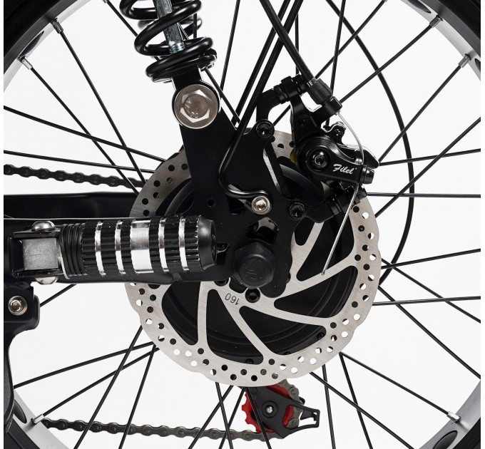 Велосипед ST 20"+ Corso DEX-73 48V 18AH 500W 2025 чорний