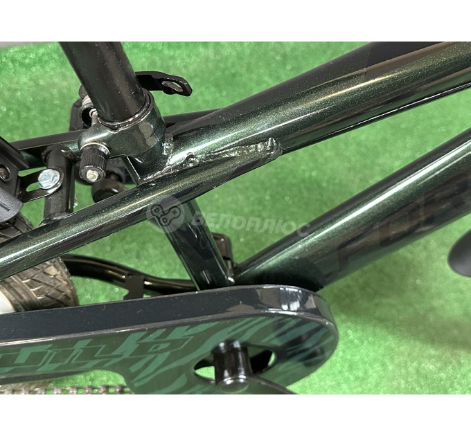 Велосипед ST 18" Formula WILD BH 2024 зеленый с черным