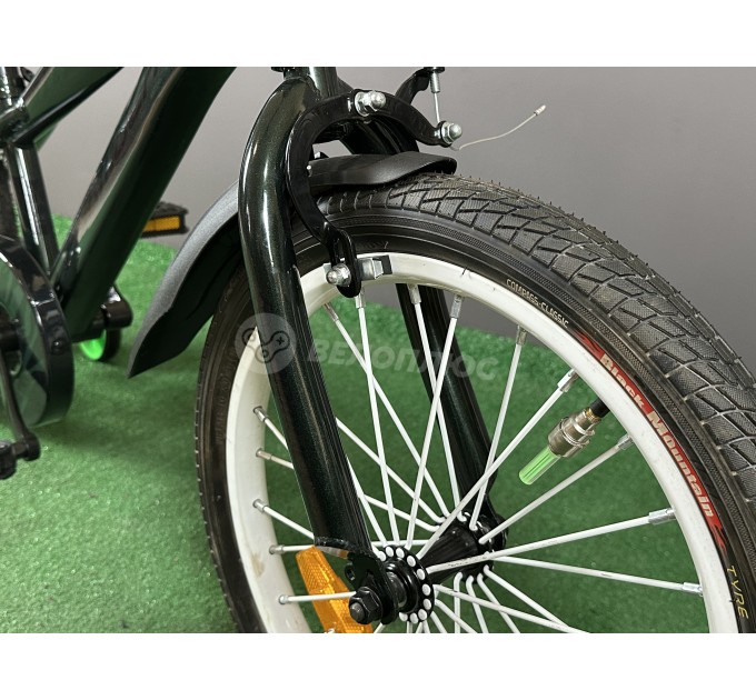 Велосипед ST 18" Formula WILD BH 2024 зеленый с черным