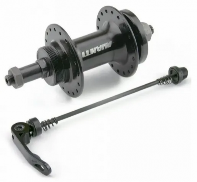 Втулка задня Avanti AV-07R 36Н диск 6 болт., пром. підшипн., ексцентрик, чорна