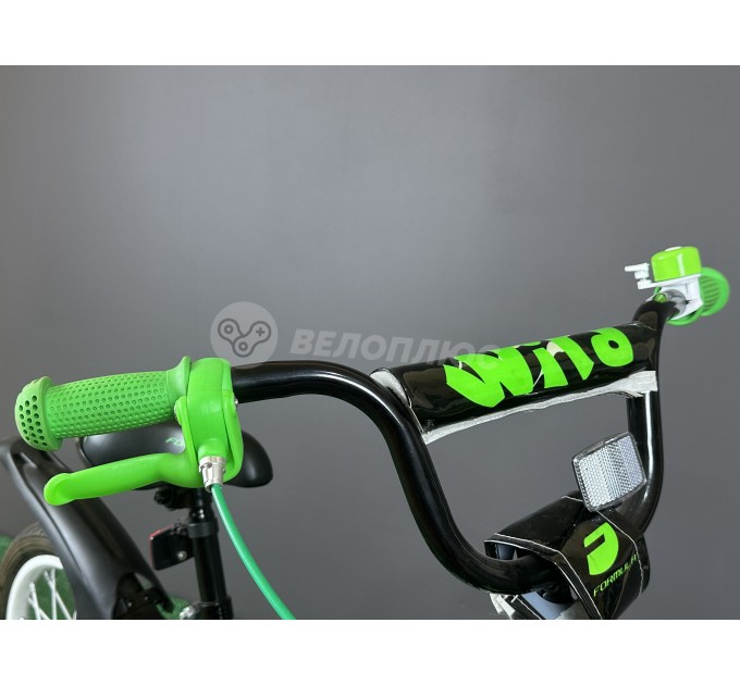 Велосипед ST 18" Formula WILD 2021 черно-зеленый с белым