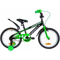 Велосипед ST 18" Formula WILD 2021 чорно-зелений з білим