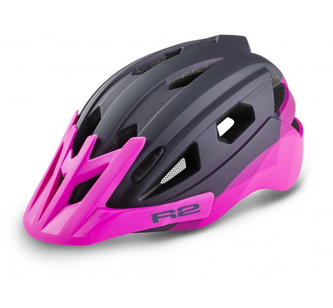 Шлем R2 Wheelie фиолетовый, розовый матовый