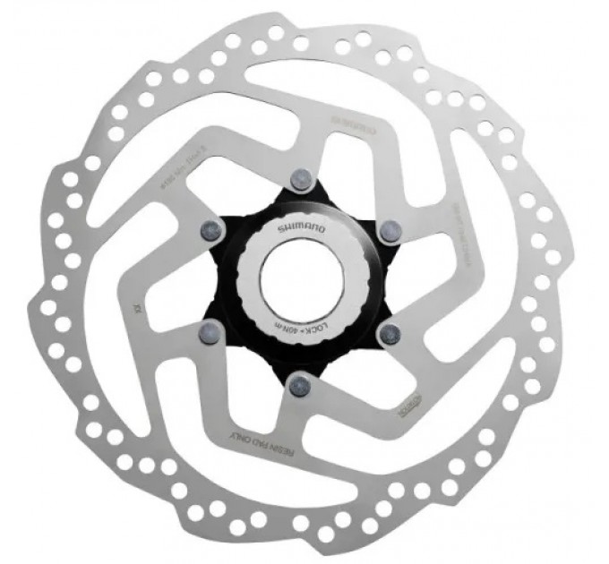 Ротор Shimano SM-RT10-M Center Lock, 180 мм, тільки для резин. колодок