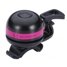 Звонок BBB BBB-14 "EasyFit Deluxe" черно-малиновый