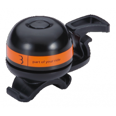 Звонок BBB BBB-14 "EasyFit Deluxe" черно-оранжевый