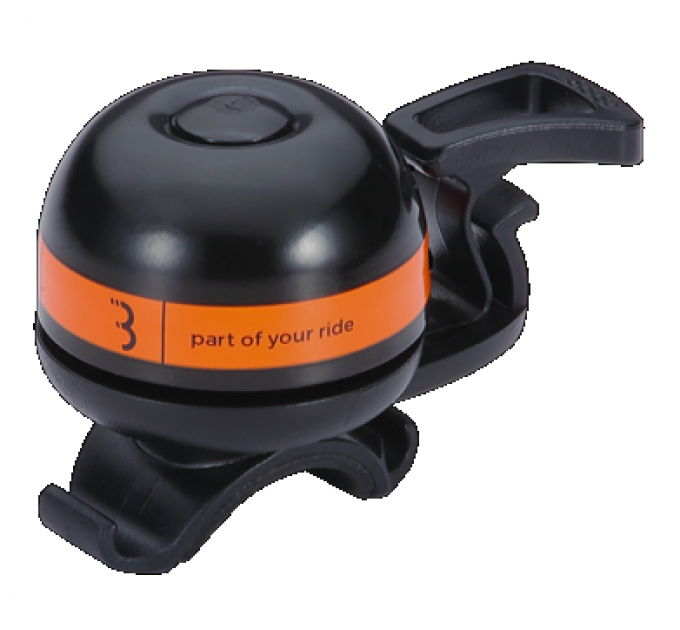 Дзвінок BBB BBB-14 "EasyFit Deluxe" чорно-помаранчевий