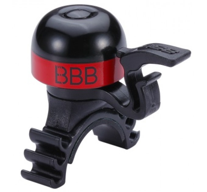 Дзвінок BBB BBB-16 "MiniFit" чорно-червоний Дзвінок BBB BBB-16 "MiniFit" чорно-червоний