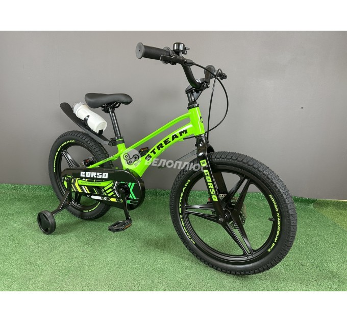 Велосипед MG 18" Corso STREAM 2026 салатовий