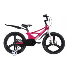 Велосипед MG 20" SPACE KID STAR DD 2026 рожевий з білим