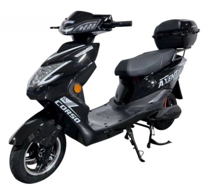 Велосипед 10" Corso Axent 72V 30Ah 1500W 2026 чорний Велосипед 10" Corso Axent 72V 30Ah 1500W 2026 чорний