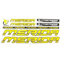 Наклейка Merida на раму велосипеда, желтый (NAK035)