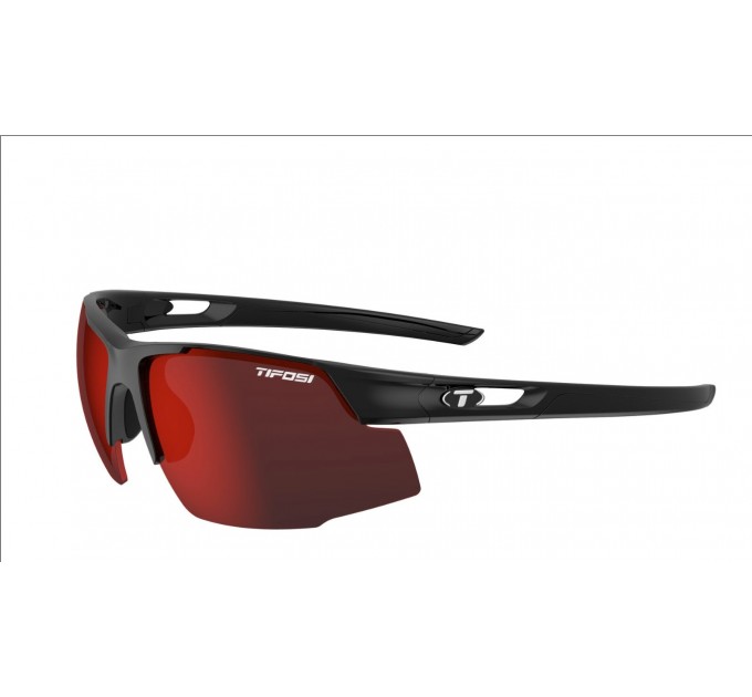 Окуляри Tifosi Centus Gloss Black, лінзи Smoke Red Mirror