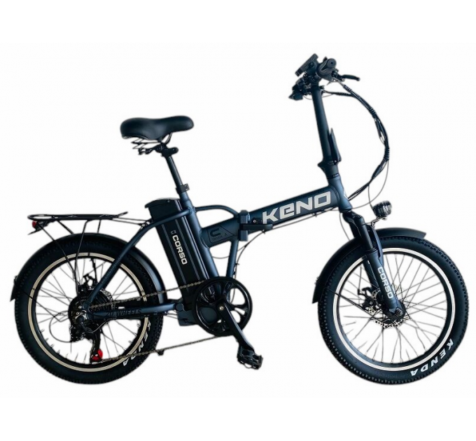 Велосипед AL 20" Corso KENO 36V 10Ah 350W 2025 графитовый