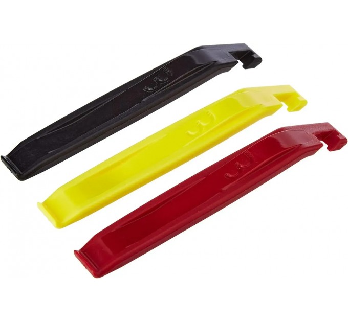 Бортувальні лопатки BBB BTL-81 "EasyLift" 3шт. чорно-червоно-жовті