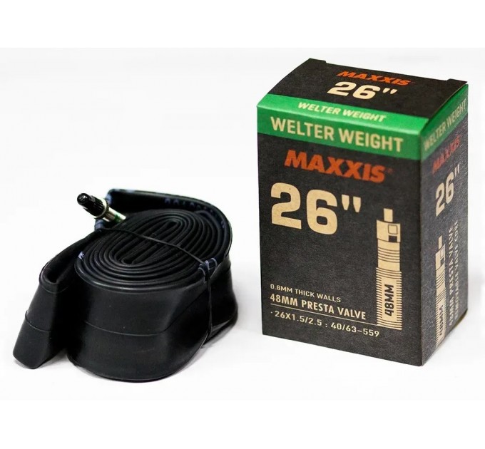 Камера Maxxis 26"x1.5/2.5 WELTER WEIGHT FV 48мм