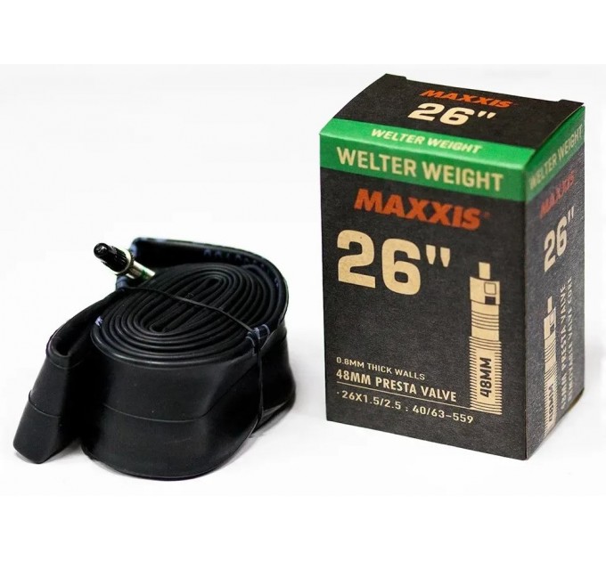 Камера Maxxis 26"x1.5/2.5 WELTER WEIGHT FV 48мм