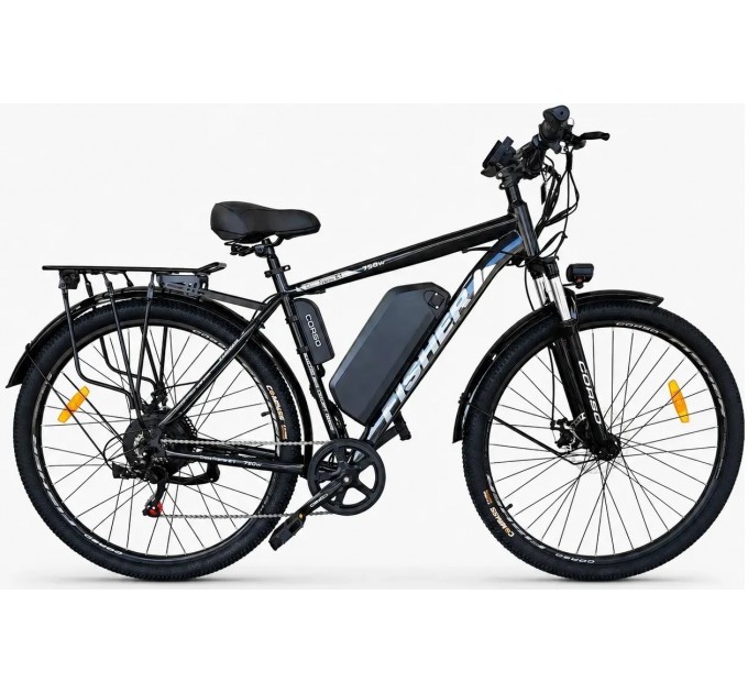 Велосипед ST 29" Corso Fisher 48V 20Ah 750W 2026 чорно-сірий Велосипед ST 29" Corso Fisher 48V 20Ah 750W 2026 чорно-сірий