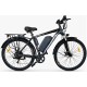 Велосипед ST 29" Corso Fisher 48V 20Ah 750W 2026 чорно-сірий