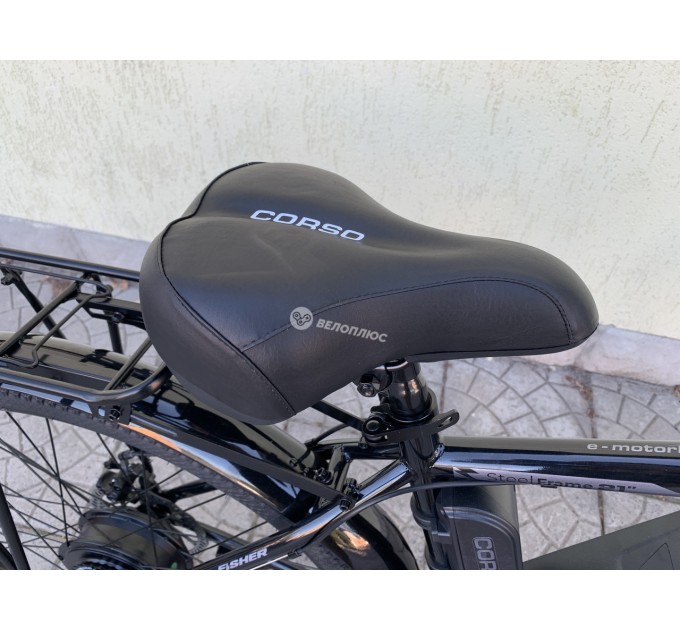 Велосипед ST 29" Corso Fisher 48V 20Ah 750W 2026 чорно-сірий