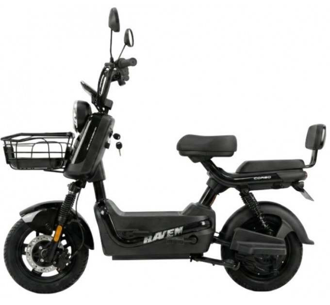 Велосипед ST 10" Corso Raven 60V 20Ah 800W 2026 чорний