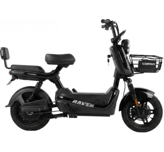Велосипед ST 10" Corso Raven 60V 20Ah 800W 2026 чорний