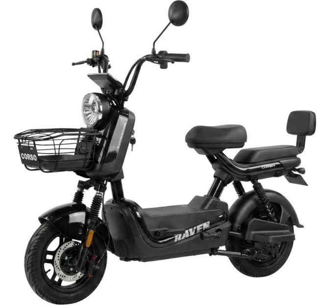 Велосипед ST 10" Corso Raven 60V 20Ah 800W 2026 чорний Велосипед ST 10" Corso Raven 60V 20Ah 800W 2026 чорний