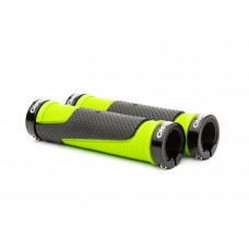Гріпси ONRIDE DualGrip, два замки, чорний-зелений