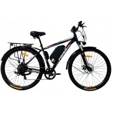 Велосипед ST 29" Corso FISHER 48V 15Ah 500W 2025 черно-красный